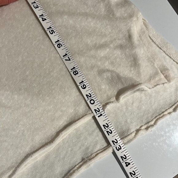 Urban Outfitters Project Social T - cream with notched neck - S 🙂 3/$15 - Picture 7 of 8